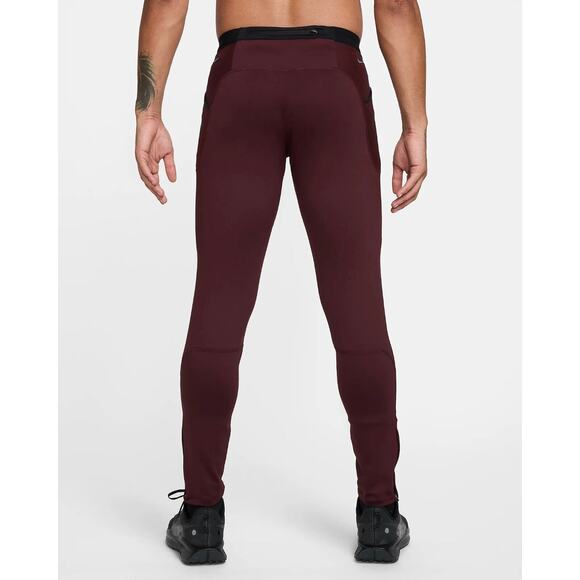 Nike Trail Lunar Ray Winterized Running Tights Hiking Mens S Burgundy FB8599 652 - Picture 2 of 10